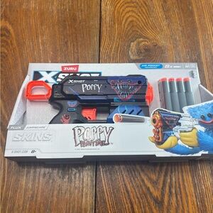 X-Shot Poppy Playtime Toy Blaster - Black and Orange